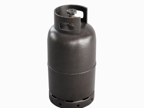Dirty Gas Cylinder 05 3D Model