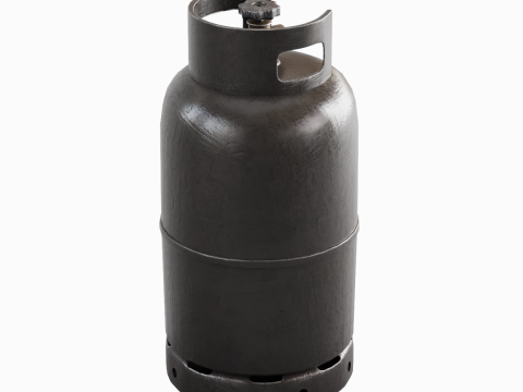 Dirty Gas Cylinder 05 3D Модель