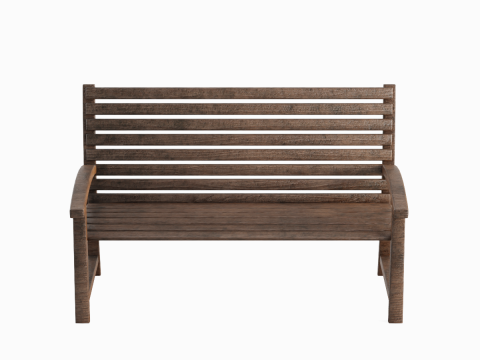 Garden Seat 01 3D Model