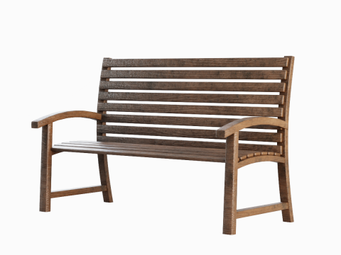 Garden Seat 01 3D Model