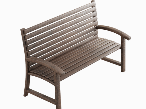 Garden Seat 01 3D Model