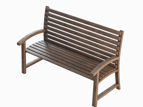 Garden Seat 02 3Dモデル