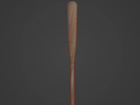 Baseball Bat 01 3D Model