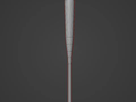 Baseball Bat 02 3D Model