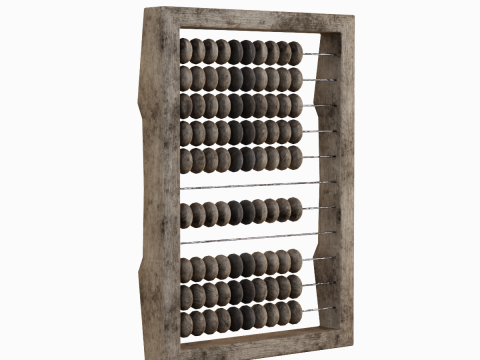 Abacus Vintage 02 Modelo 3D