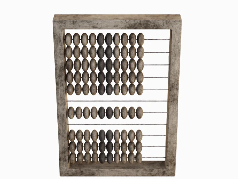 Abacus Vintage 02 3D Model