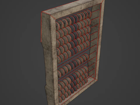 Abacus Vintage 02 3D Model