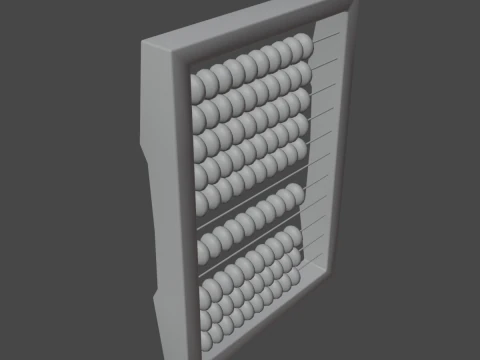 Abacus Vintage 02 3D Model