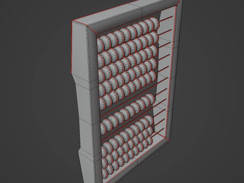 Abacus Vintage 02 3D Model