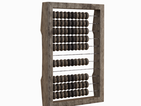 Abacus Vintage 03 3D Model