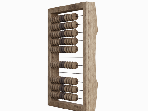 Abacus Vintage 03 3D Model