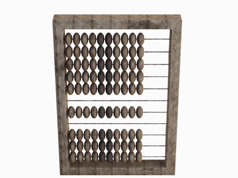 Abacus Vintage 03 3D Model