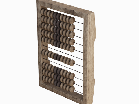Abacus Vintage 03 3D Model
