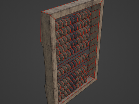 Abacus Vintage 03 3D Model
