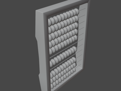 Abacus Vintage 03 3D Model