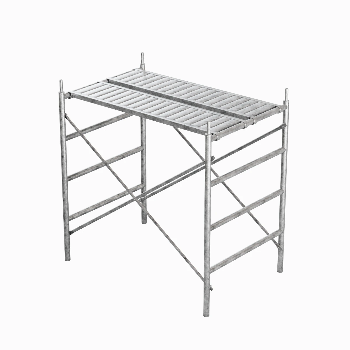 Metal Scaffolding Construction 01 3D Model .c4d .max .obj .3ds .fbx .stl .blend 
