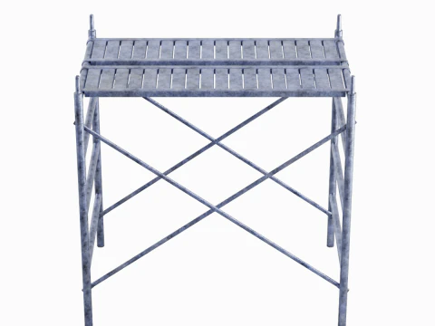 Metal Scaffolding Construction 02 3D Model