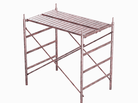 Metal Scaffolding Construction 03 3Dモデル