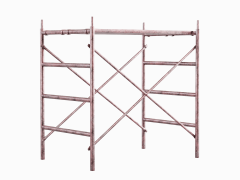 Metal Scaffolding Construction 03 Modelo 3D
