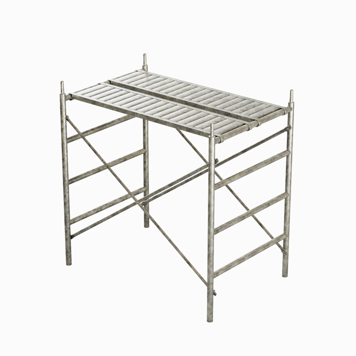 Metal Scaffolding Construction 05 3D Model .c4d .max .obj .3ds .fbx .stl .blend 