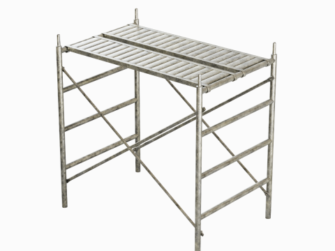 Metal Scaffolding Construction 05 Modelo 3D