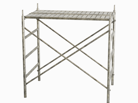 Metal Scaffolding Construction 05 3D मॉडल