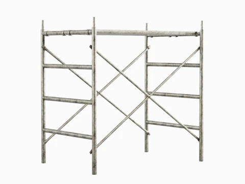 Metal Scaffolding Construction 05 3D Model
