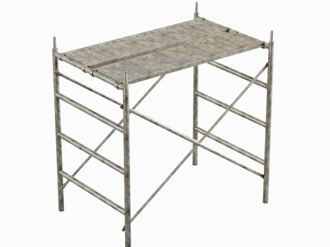 Metal Scaffolding Construction 05 3D मॉडल