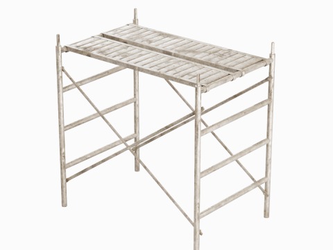 Metal Scaffolding Construction 07 Model 3D