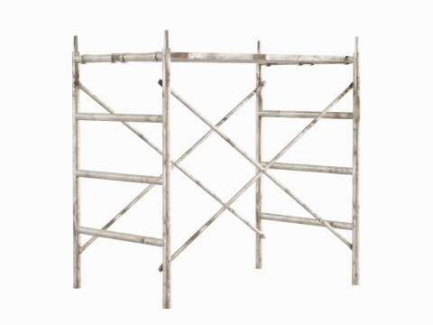 Metal Scaffolding Construction 07 Modelo 3D
