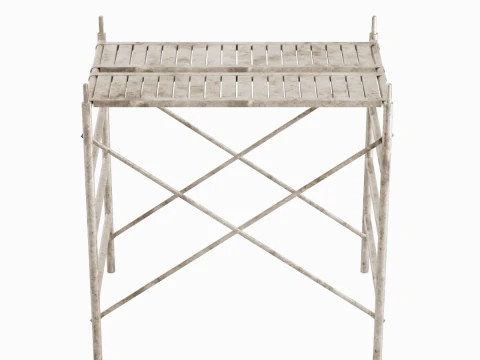 Metal Scaffolding Construction 07 3D Model