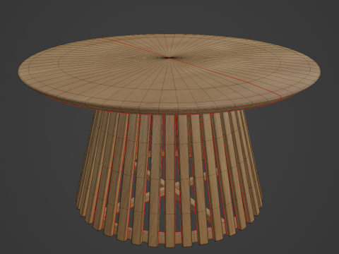 Luna Coffee Table 01 Modello 3D