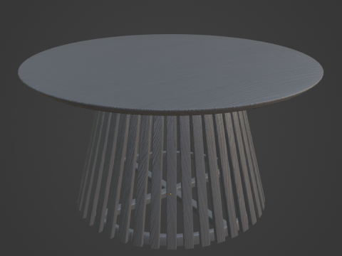 Luna Coffee Table 02 3D Model