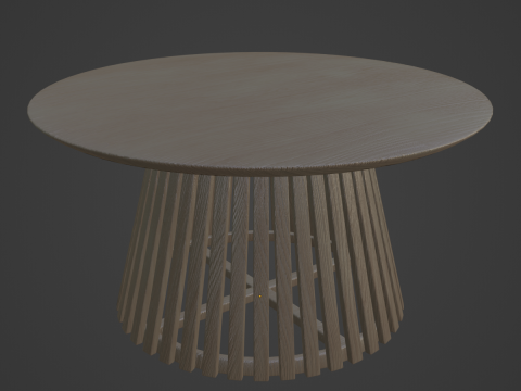 Luna Coffee Table 03 3D Model