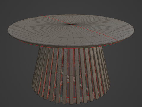 Luna Coffee Table 03 3D Model