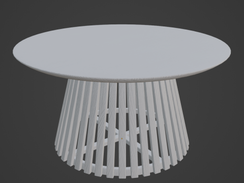 Luna Coffee Table 04 3D Model