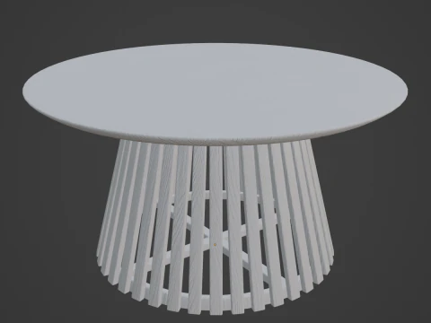 Tavolino Luna 04 Modello 3D