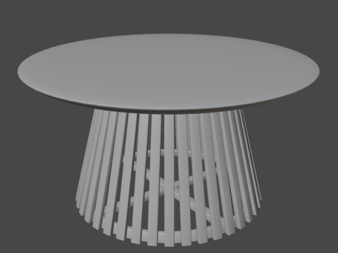 Luna Coffee Table 04 3D Model