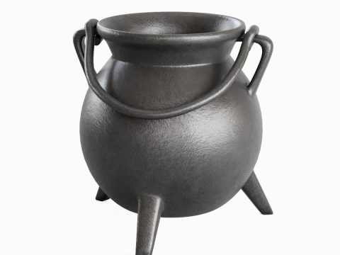 Medieval Cauldron 01 3D 모델