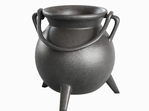 중세 가마솥 01 3D 모델