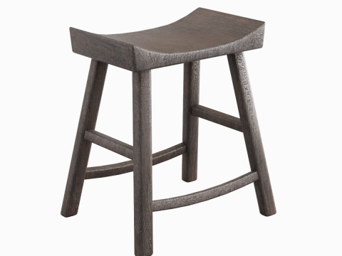 Old Wooden Chair 03 3D मॉडल