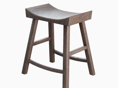 Old Wooden Chair 03 3D मॉडल