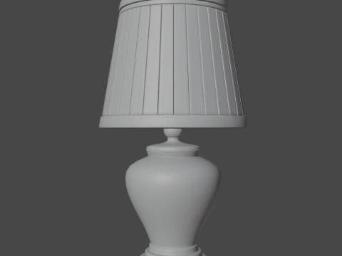 Table Lamp 02 3D Model