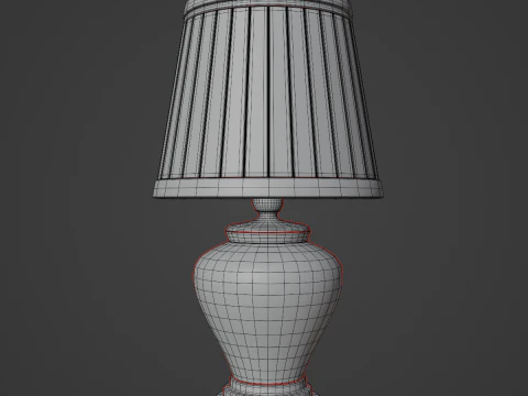 Table Lamp 02 3D Model