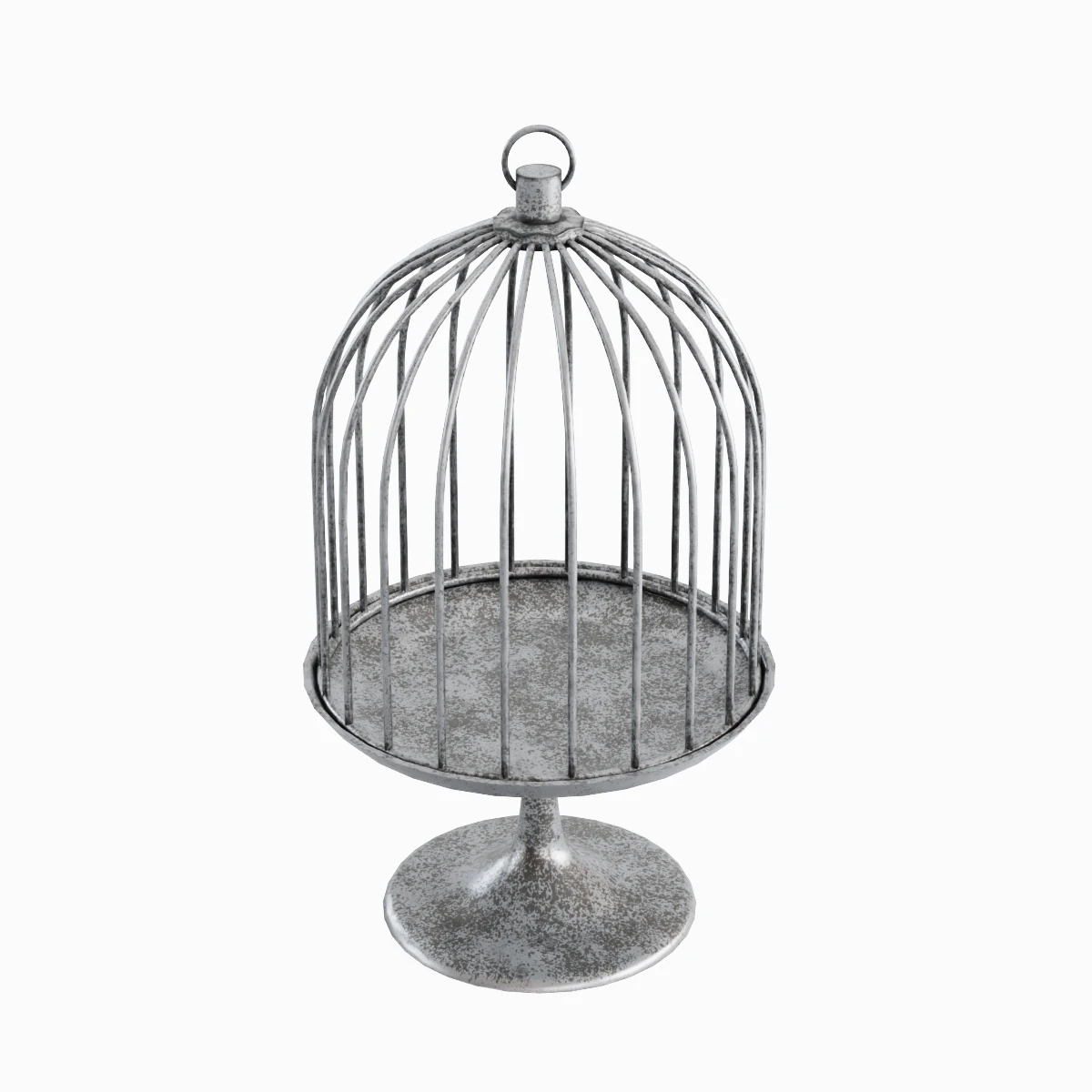 Metal Birdcage 01 3D Model .c4d .max .obj .3ds .fbx .stl .blend