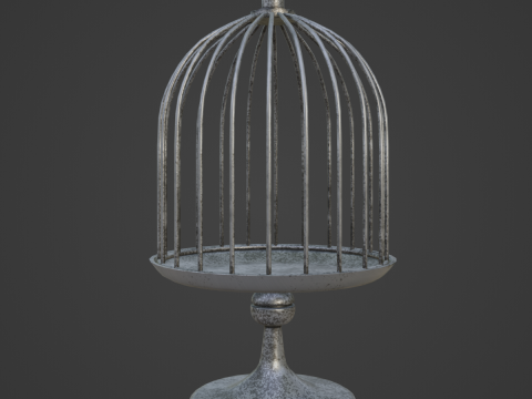 Metal Birdcage 01 3Dモデル