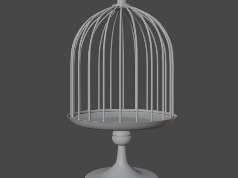 Metal Birdcage 01 3Dモデル