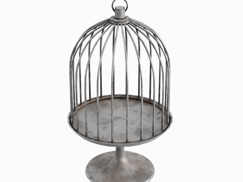 Metal Birdcage 02 3D 모델