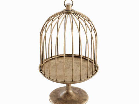 Metal Birdcage 03 3D 모델