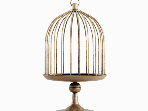 Metal Birdcage 03 3D 模型